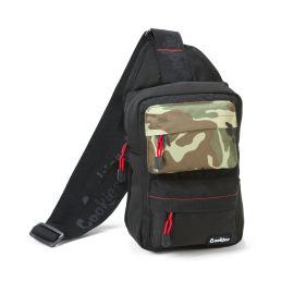 Cookies Rack Pack Smell Proof Shoulder Sling Bag, Black, 24 in x 17 in x 16 in