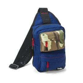 Cookies Rack Pack Smell Proof Shoulder Sling Bag, Navy, 24 in x 17 in x 16 in