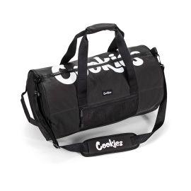 Cookies Summit Ripstop Smell Proof Duffle Bag, Black, 22 in x 18 in x 16 in