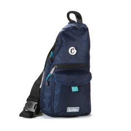 Cookies Traveler Smell Proof Sling Bag, Navy, 20 in x 17 in x 14 in