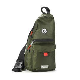 Cookies Traveler Smell Proof Sling Bag, Olive, 20 in x 17 in x 14 in