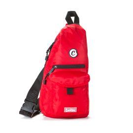 Cookies Traveler Smell Proof Sling Bag, Red, 20 in x 17 in x 14 in