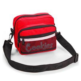 Cookies Vertex Crossbody Bag, Red, 8 in x 9.5 in x 3 in