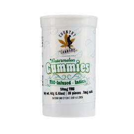 Country Cannabis D9 Gummies, Watermelon, 50 mg