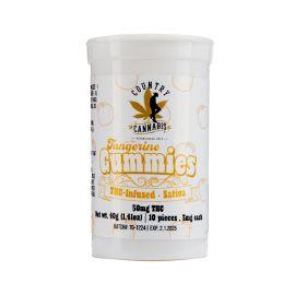 Country Cannabis D9 Gummies, Tangerine, 50 mg
