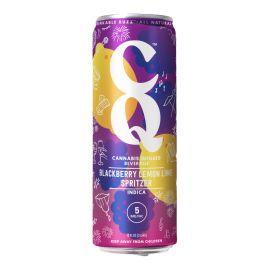 CQ Cannabis Infused Spritzer, Blackberry Lemon Lime Spritzer (Indica), 5 mg