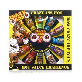 Crazy Ass Hot Sauce Challenge, Mild To Hot, 9 oz
