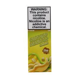 Custard Monster Salt E-Liquid, Banana Custard, 24 mg