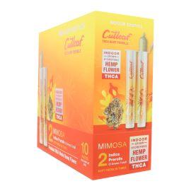 Cutleaf THCA Prerolls- 2PK (10CT), Mimosa (Indica), 2 g
