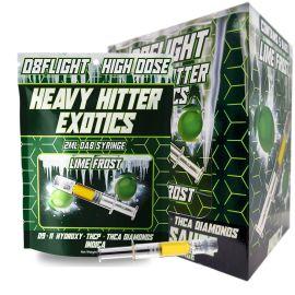 D8Flight Heavy Hitter Exotics Dab Syringe, Lime Frost Ice, 2 g