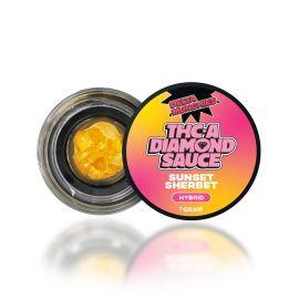 Delta Munchies THCA Diamond Sauce Dab, Sunset Sherbet (Hybrid), 1 g