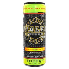 Dialed Moods Kratom Energy Drink, Mango Passion Fruit, 35 mg
