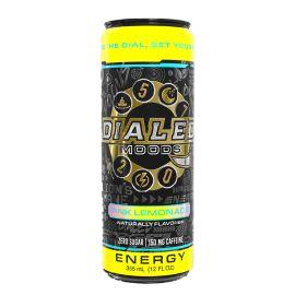 Dialed Moods Kratom Energy Drink, Pink Lemonade, 35 mg