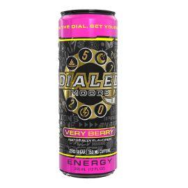 Dialed Moods Kratom Energy Drink, Very Berry, 35 mg