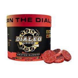 Dialed Moods Kratom Gummies, Juicy Watermelon, 450mg