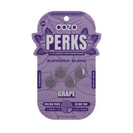 dozo Perks 7-OH Kratom Tablets, Grape (Euphoria), 50 mg (4PK)