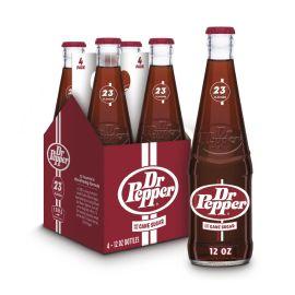 Dr Pepper Nostalgic Bottle with Cane Sugar 12 oz (4CT)