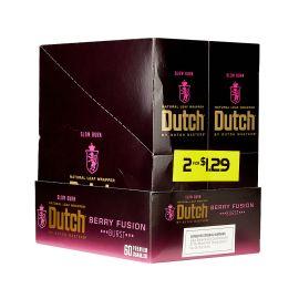 Dutch Master 2/$1.29 Cigarillos- 2PK (30CT), Berry Fusion