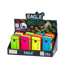 Eagle Torch Flip Top Display (20CT), Money Clip