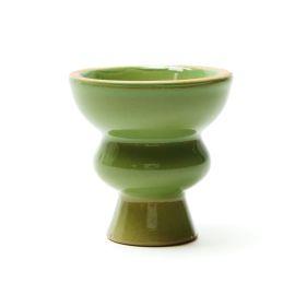 Elite Ceramic Hookah Bowl, Green, Large