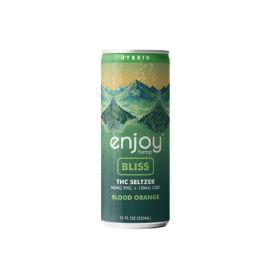 Enjoy Delta 9 Seltzer, Bliss Blood Orange, 60 mg