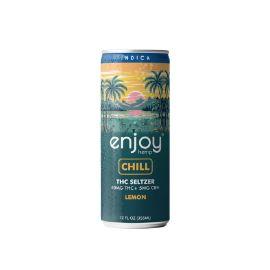 Enjoy Delta 9 Seltzer, Chill Lemon, 60 mg