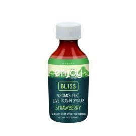 Enjoy Delta 9 Syrup, Bliss Strawberry (Hybrid), 420 mg
