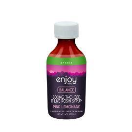 Enjoy Delta 9 Syrup, Balance Pink Lemonade (Hybrid), 800 mg