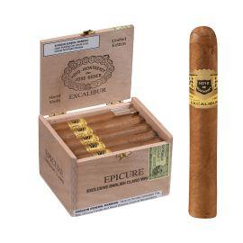 EXCALIBUR Epicures Cigar Box (20CT), Connecticut Shade Claro, Robusto 5 1/4x50