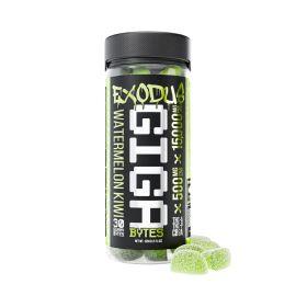 Exodus CB9A + THCP + THCA Gigabyte Gummies- 30PK, Watermelon Kiwi, 15,000mg