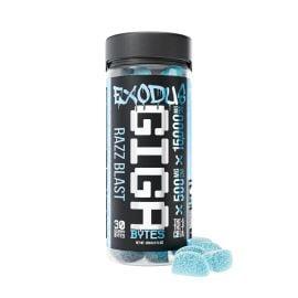 Exodus CB9A + THCP + THCA Gigabyte Gummies- 30PK, Razz Blast, 15,000 mg