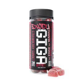 Exodus CB9A + THCP + THCA Gigabyte Gummies- 30PK, Strawberry Sorbet, 15,000 mg