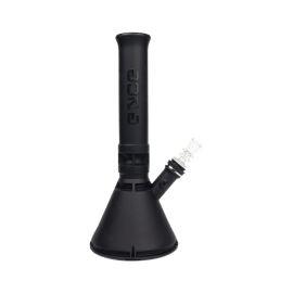 Eyce Silicone Beaker Water Pipe, Black, 12 in