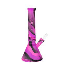 Eyce Silicone Beaker Water Pipe, Magenta, 12 in
