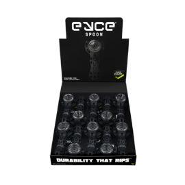 Eyce Silicone Spoon Hand Pipe Display (10CT), Black
