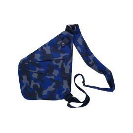 Fire Labs Smell Proof Cross Body Bag, Blue Camo