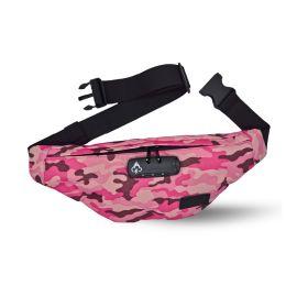 Fire Labs Smell Proof Lockable Fanny Pack, Pink Camo