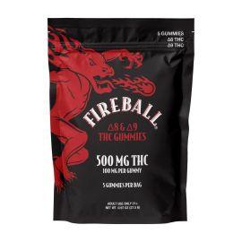 Fireball D8 + D9 Gummies, Cinnamon, 500MG