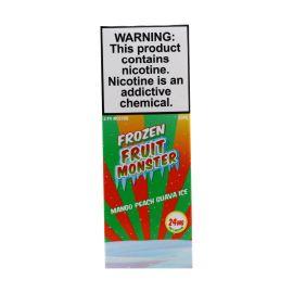 Frozen Monster Salt E-Liquid, Mango Peach Guava Ice, 24mg