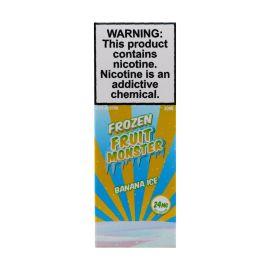 Frozen Monster Salt E-Liquid, Banana Ice, 24 mg
