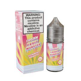 Frozen Monster Salt E-Liquid, Strawberry Banana Ice, 24 mg