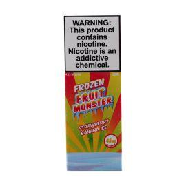 Frozen Monster Salt E-Liquid, Strawberry Banana Ice, 48 mg