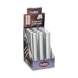 Fujima 3 Size Aluminum Cigar Tube (12CT), 48/54/60 Gauge