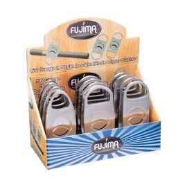 Fujima 3 Style Cigar Cutter (12CT), Stainless Steel, 56 Gauge