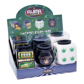 Fujima Ceramic Stash Jar, Jackpot Assorted, 8 oz