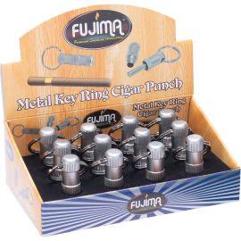 Fujima Cigar Punch with Key Ring (24CT), Assorted, Small
