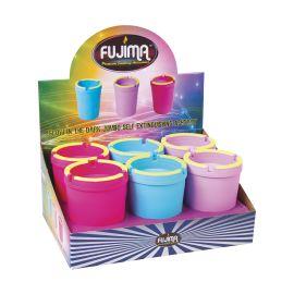 Fujima Jumbo Glow In The Dark Self Extinguishing Butt Bucket (6CT), Assorted