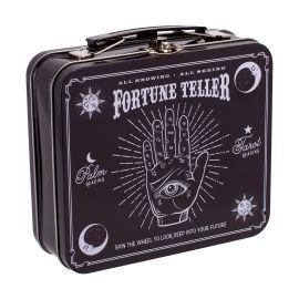 Fujima Large Tin Stash Box, Fortune Teller, 6.5"