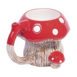 Fujima Porcelain Water Pipe Mug, Mushroom
