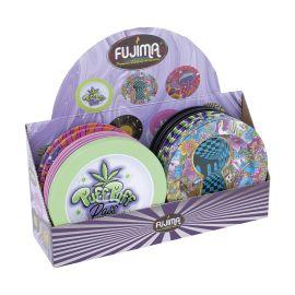 Fujima Tin Ashtray, Assorted, 5.4 in